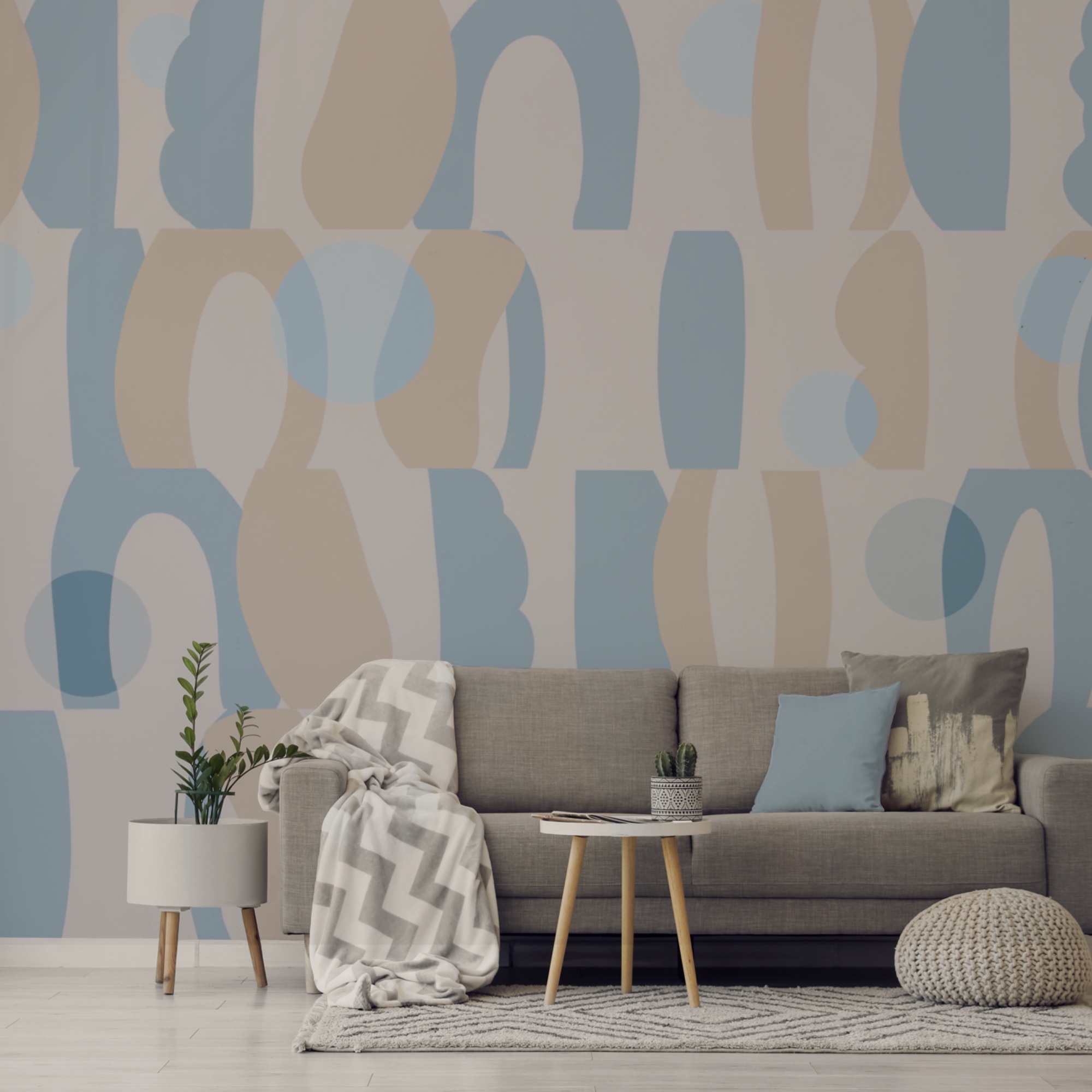 Μοτίβο διαφορετικών σχημάτων και χρωμάτων