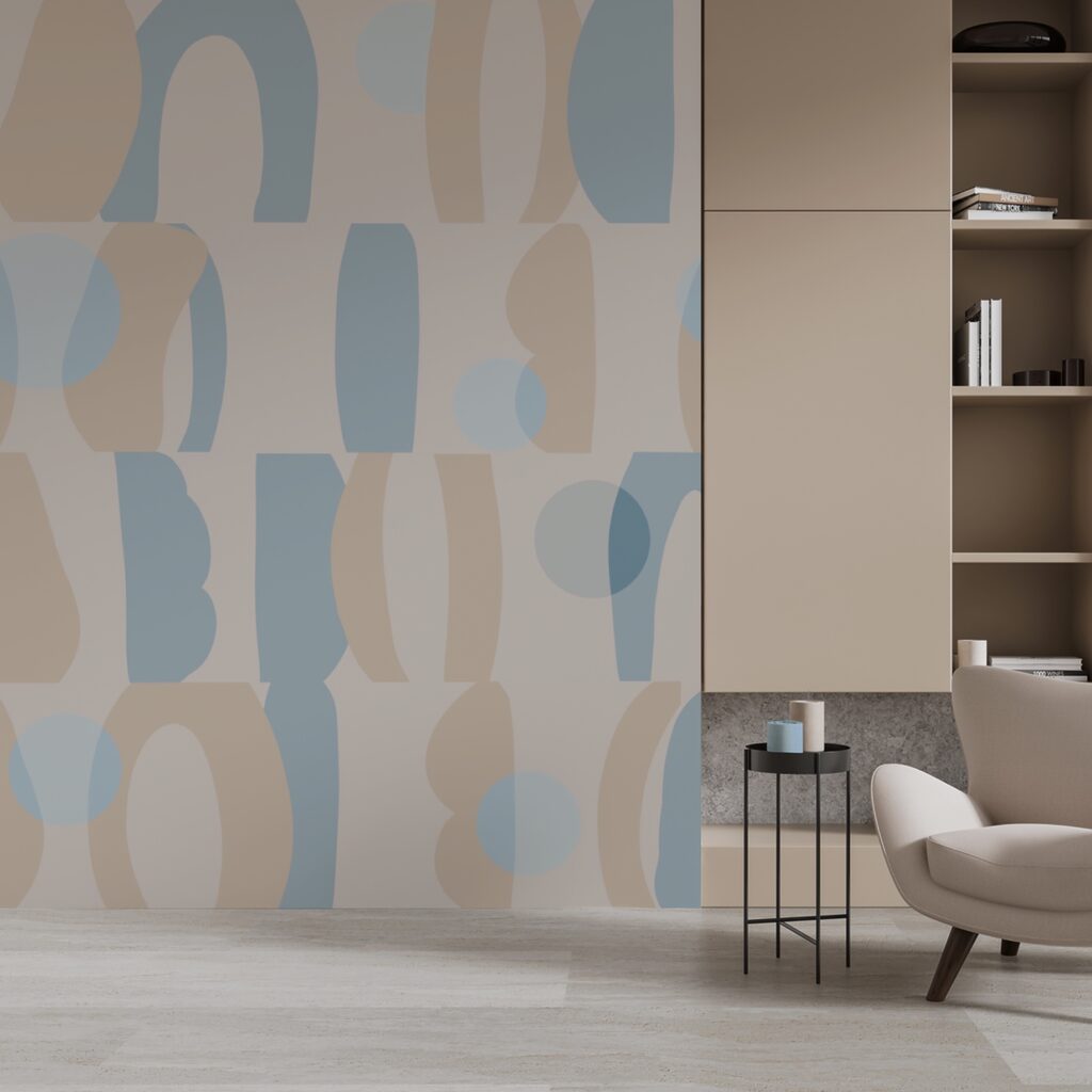 Μοτίβο διαφορετικών σχημάτων και χρωμάτων