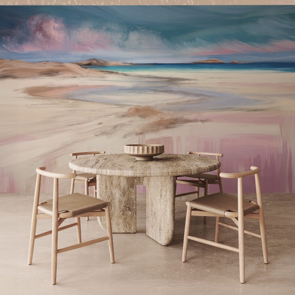 Ζωγραφική μιας παραλίας