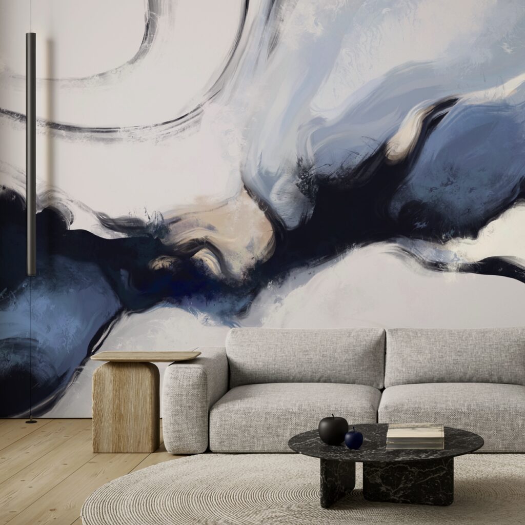 Αφηρημένα κύματα σε απαλούς τόνους