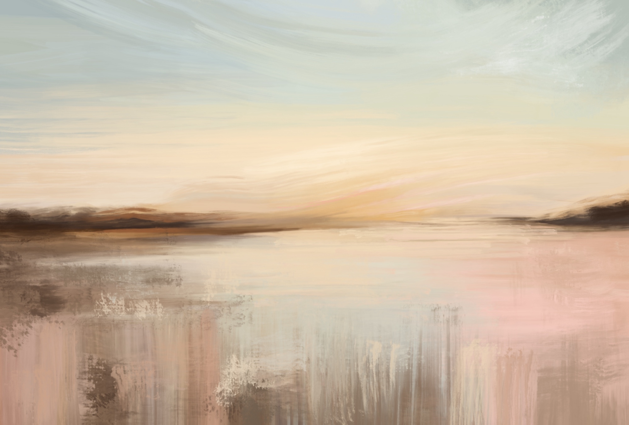 Painting of a landscape Painting of a landscape