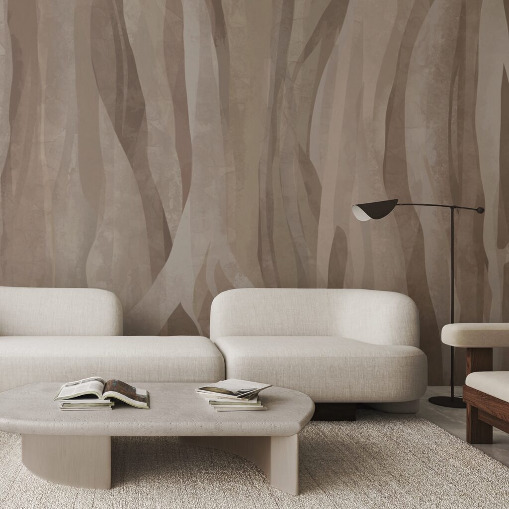 Αφηρημένα φυσικά μοτίβα σε απαλές αποχρώσεις