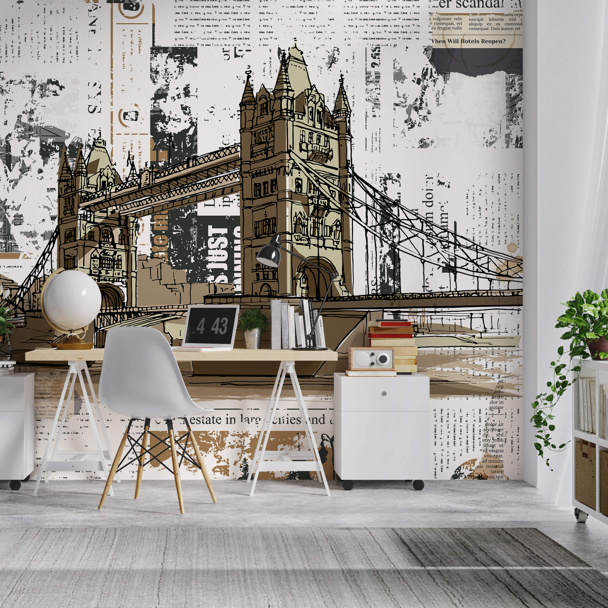 Σχέδιο γέφυρας πάνω από ποτάμι