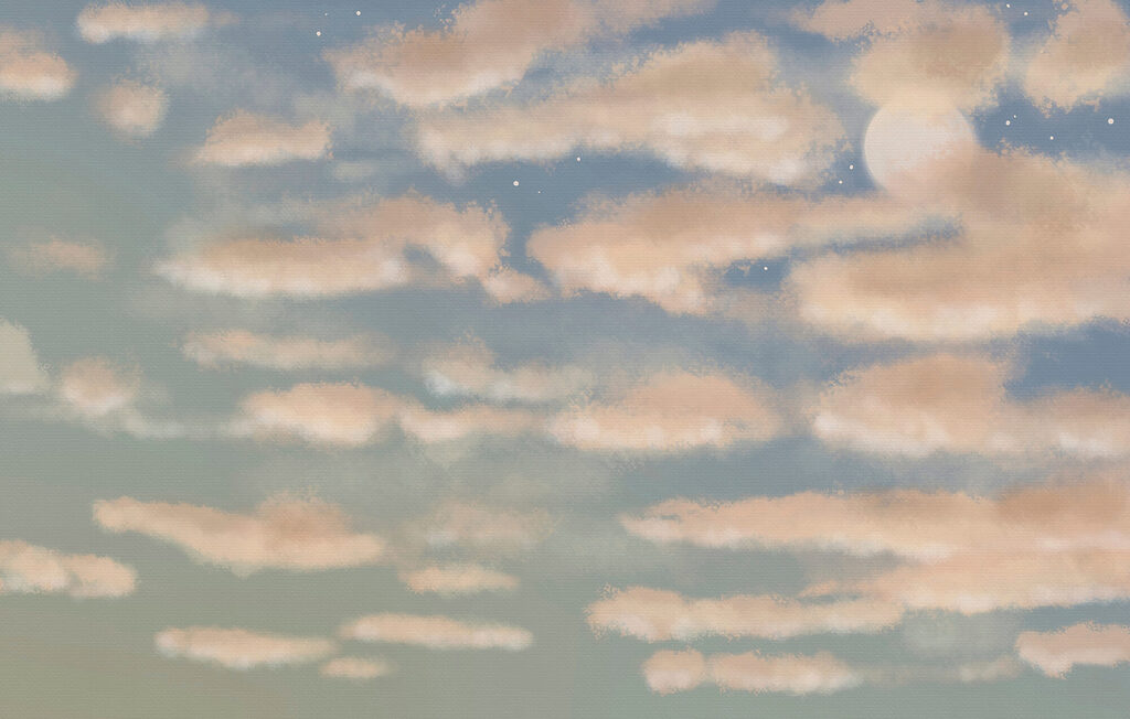 Moon in the sky