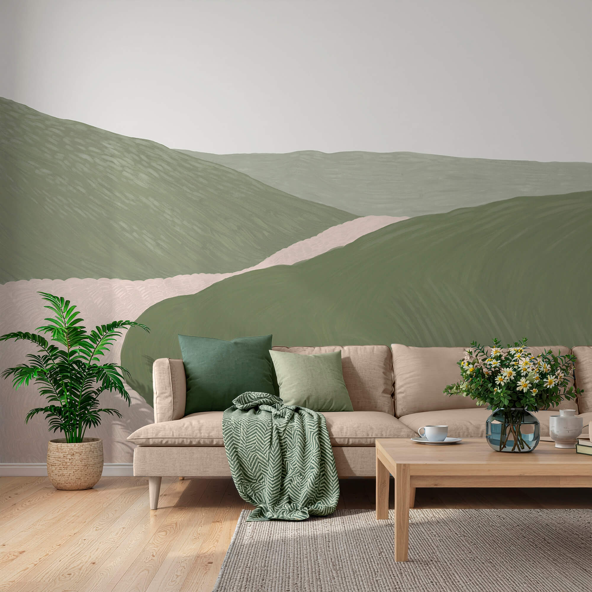 Δρόμος που οδηγεί σε λόφο