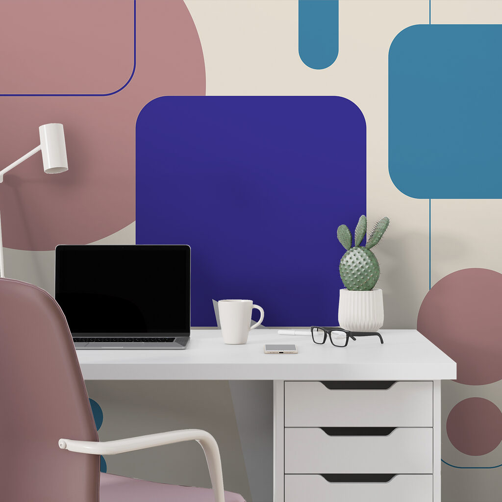 Πολύχρωμα τετράγωνα και κύκλοι