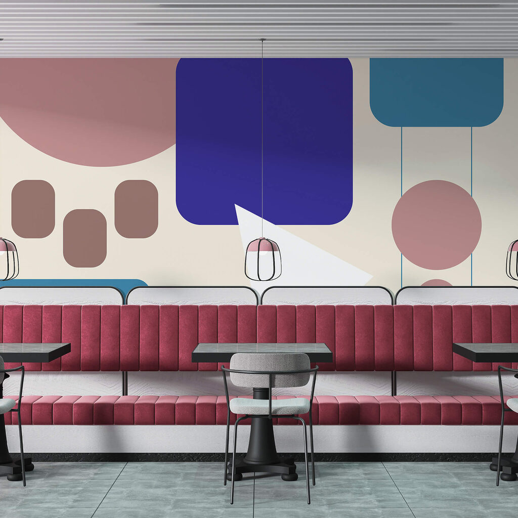 Πολύχρωμα τετράγωνα και κύκλοι