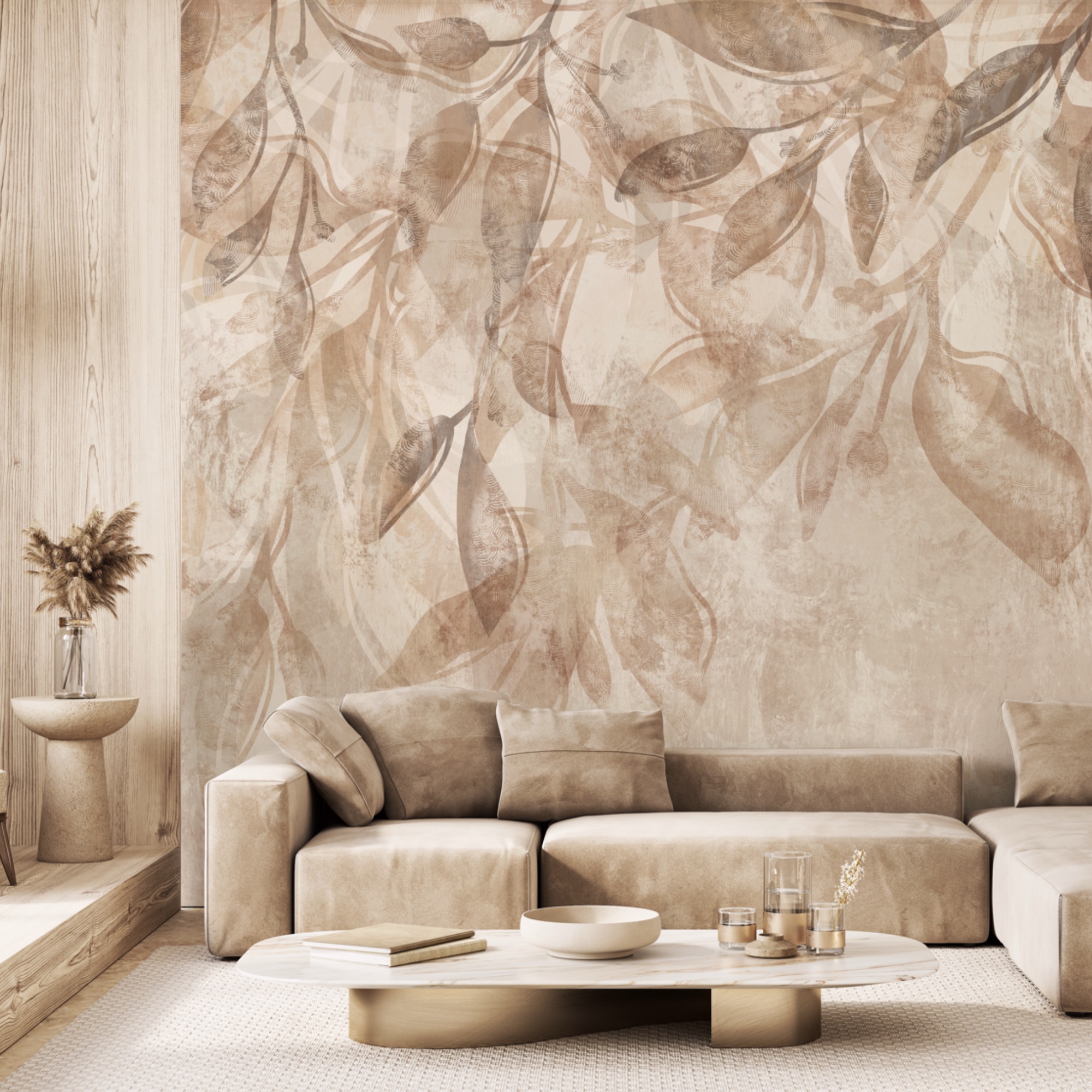 Λεπτά φύλλα σε απαλές αποχρώσεις