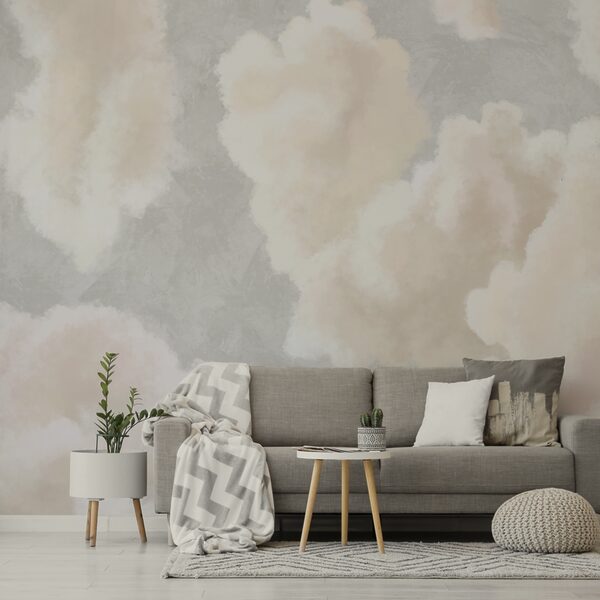 Μαλακά σύννεφα που παρασύρονται σε έναν γαλήνιο ουρανό