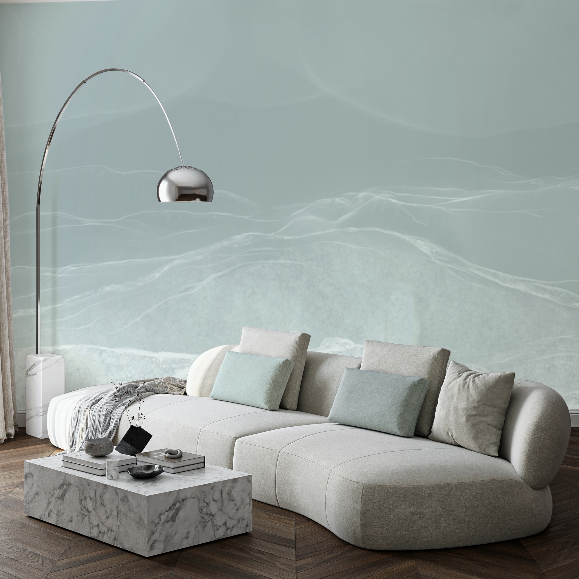 Λευκό και γκρι τοπίο