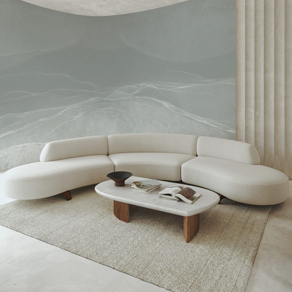 Λευκό και γκρι τοπίο