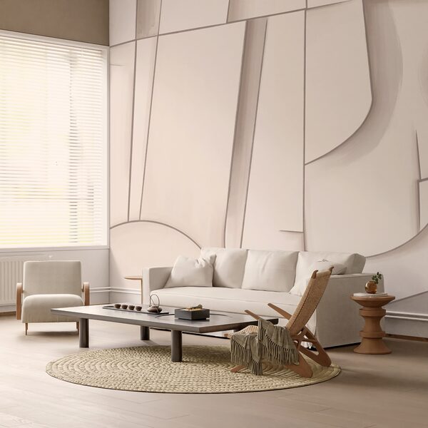 Αφηρημένα σχήματα σε απαλές αποχρώσεις