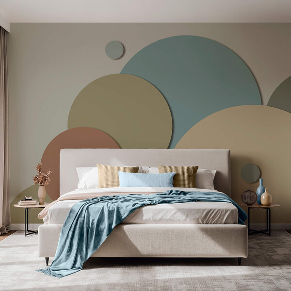 Ομάδα κύκλων με διαφορετικά χρώματα