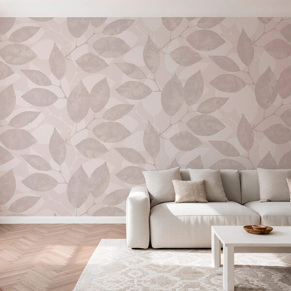 Μοτίβο φύλλων σε λευκό φόντο