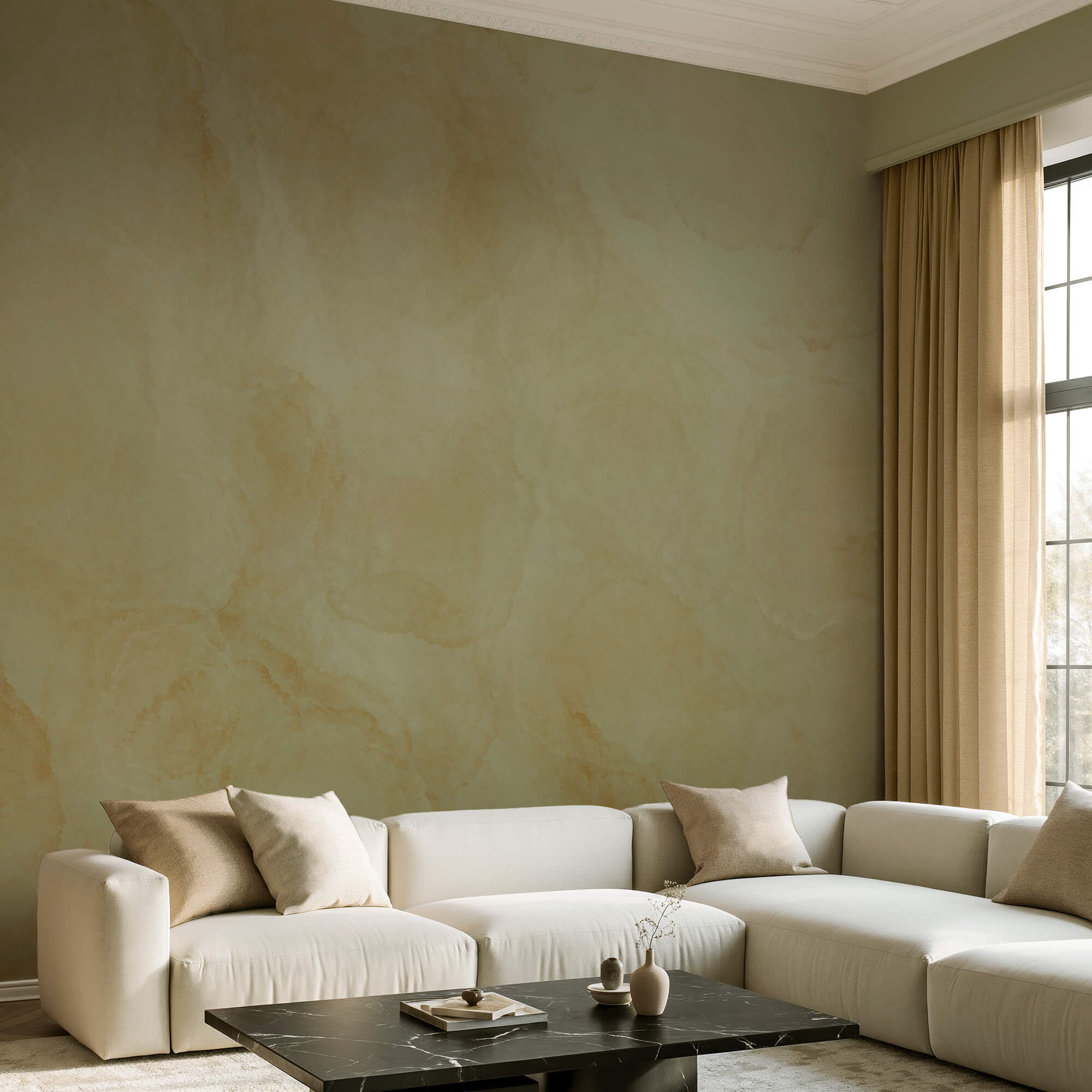 Οι απαλές αποχρώσεις δημιουργούν απαλό βάθος και ζεστασιά