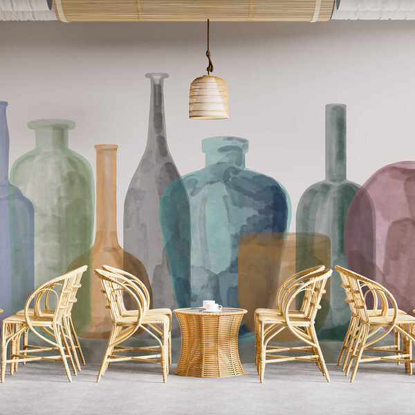 Ομάδα γυάλινων φιαλών