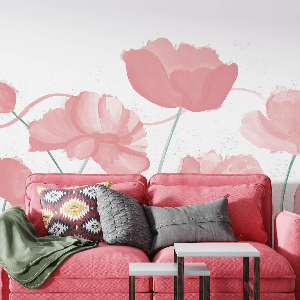 Απαλά ροζ άνθη σε απαλή κίνηση