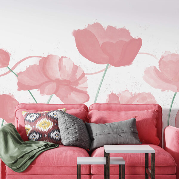 Απαλά ροζ άνθη σε απαλή κίνηση