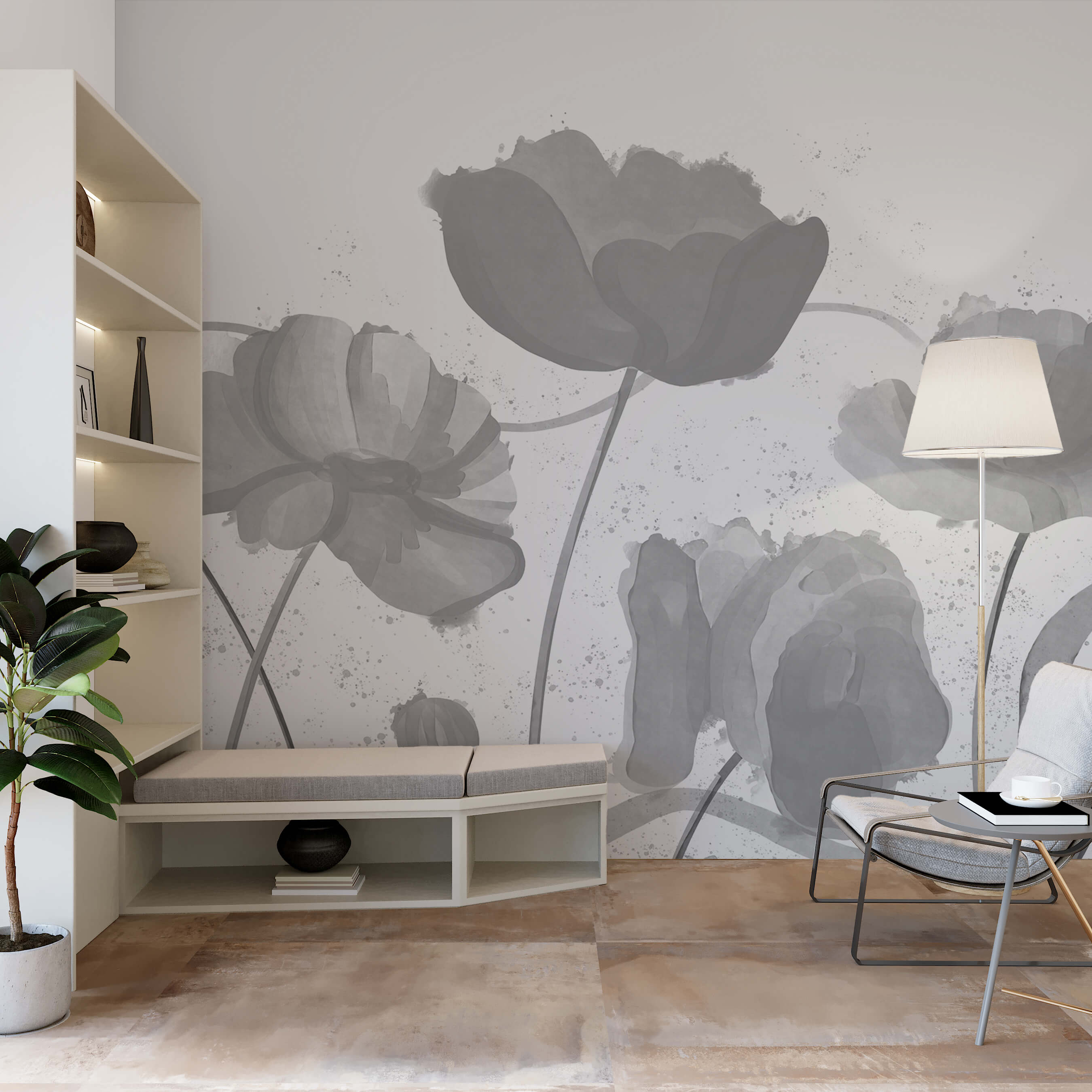 Ιδιόμορφα λουλούδια σε απαλές αποχρώσεις