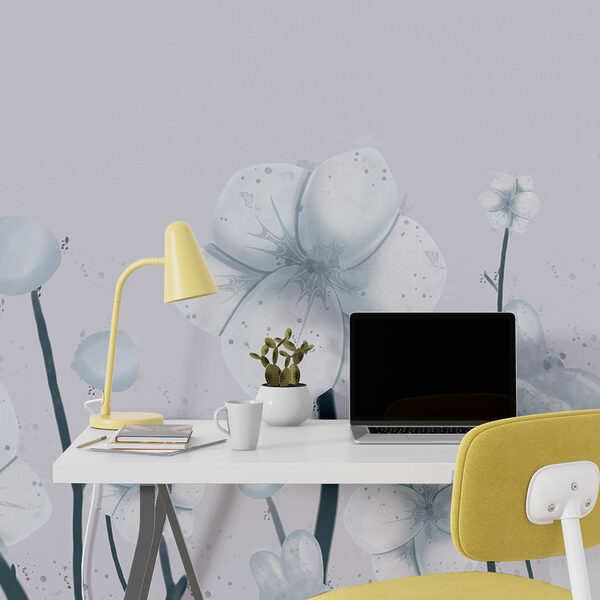 Ομάδα λευκών λουλουδιών