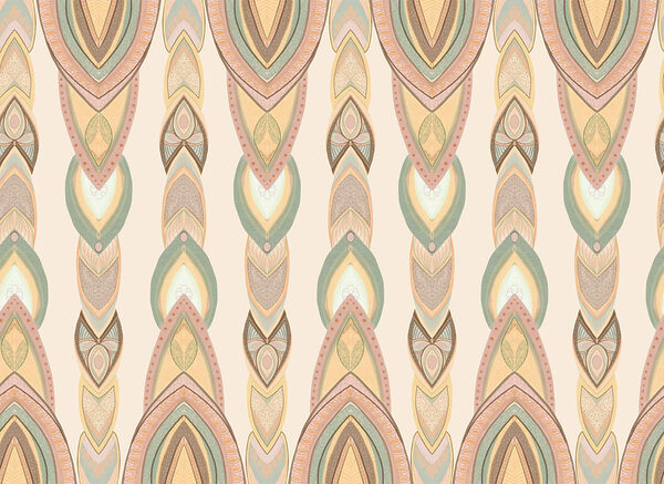 Pattern of colorful shapes