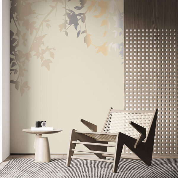 Κλαδιά δέντρων με φύλλα