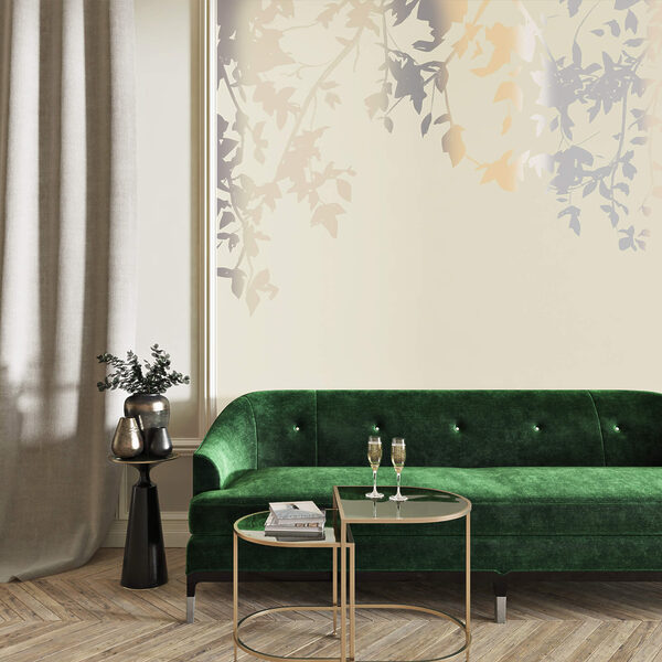 Κλαδιά δέντρων με φύλλα