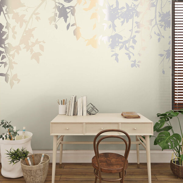 Κλαδιά δέντρων με φύλλα