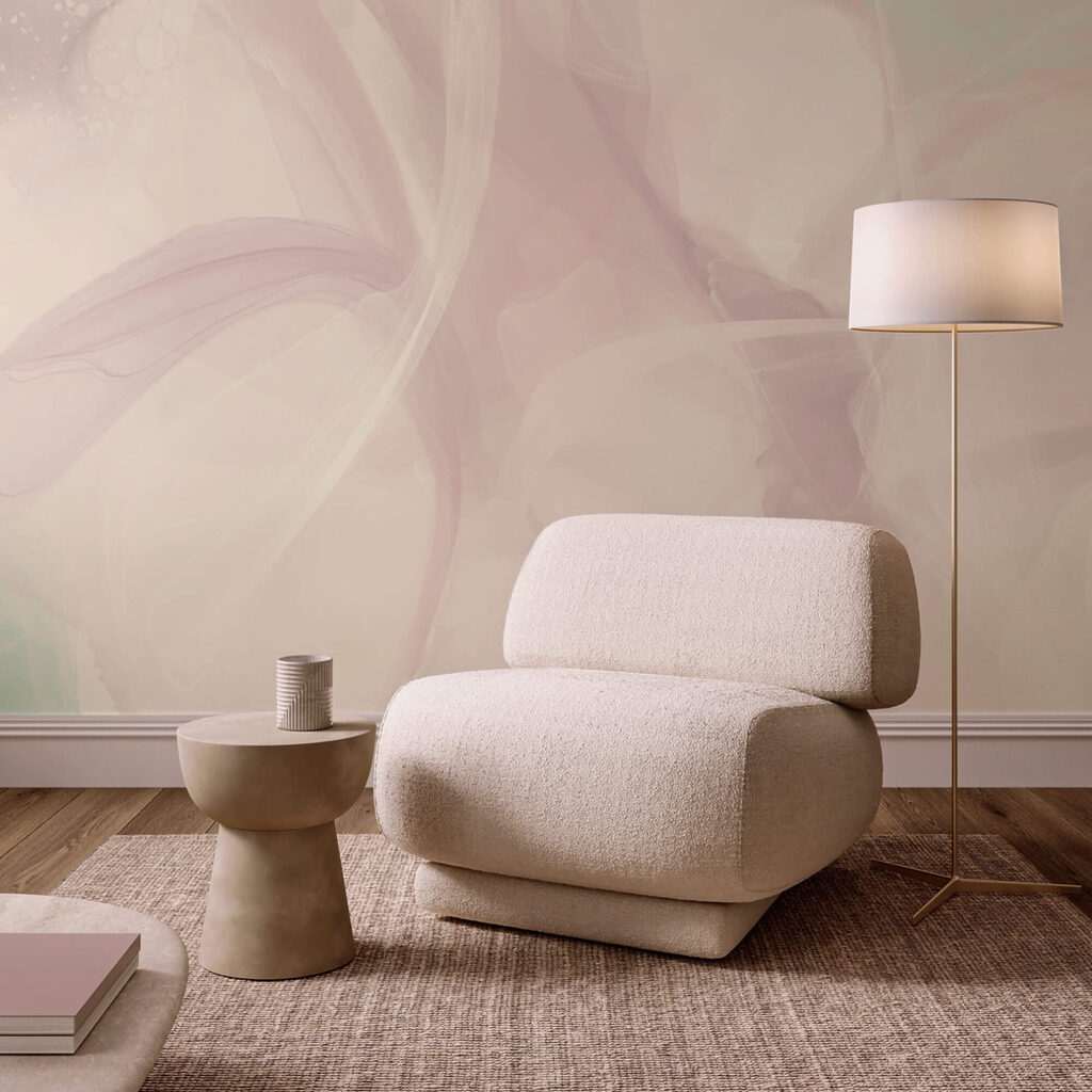 Αιθέρια στροβιλίσματα απαλών χρωμάτων