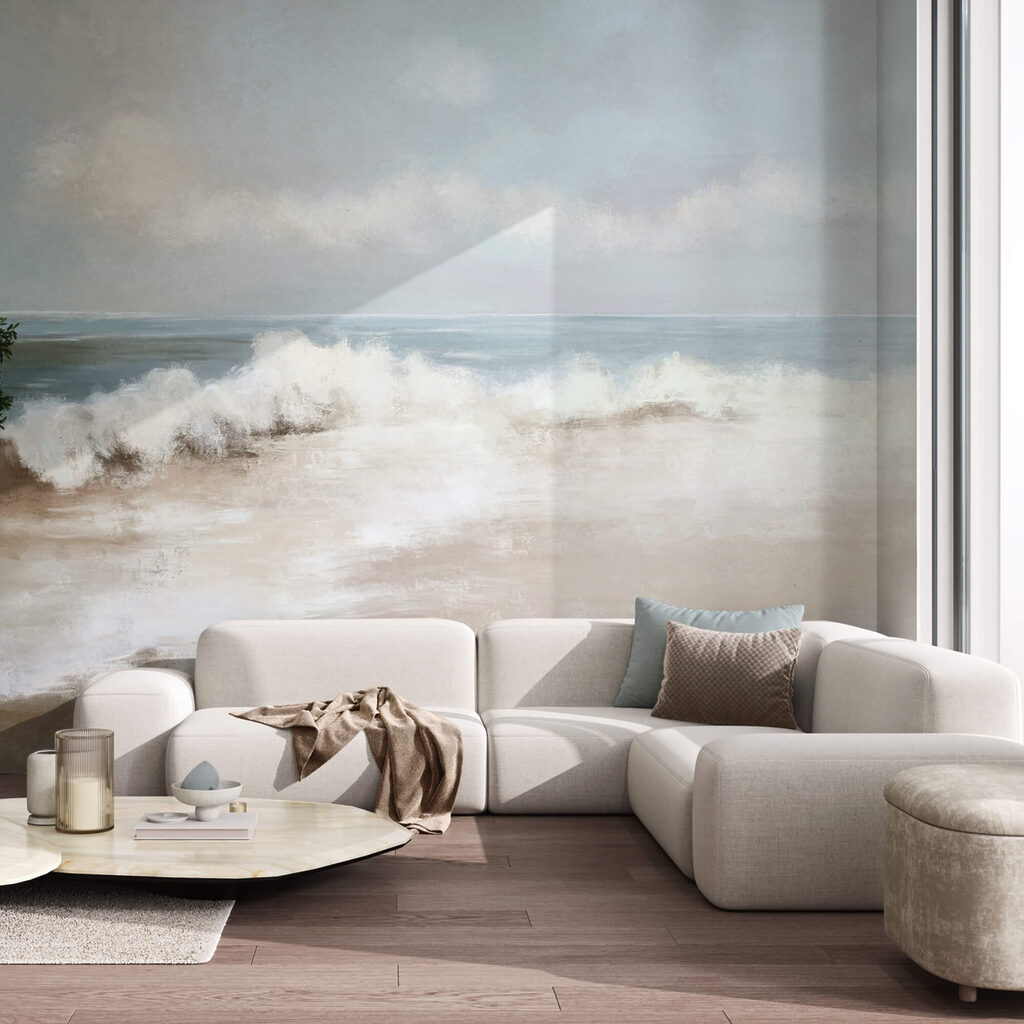 Ζωγραφιά μιας παραλίας