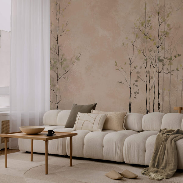 Ομάδα δέντρων με φύλλα