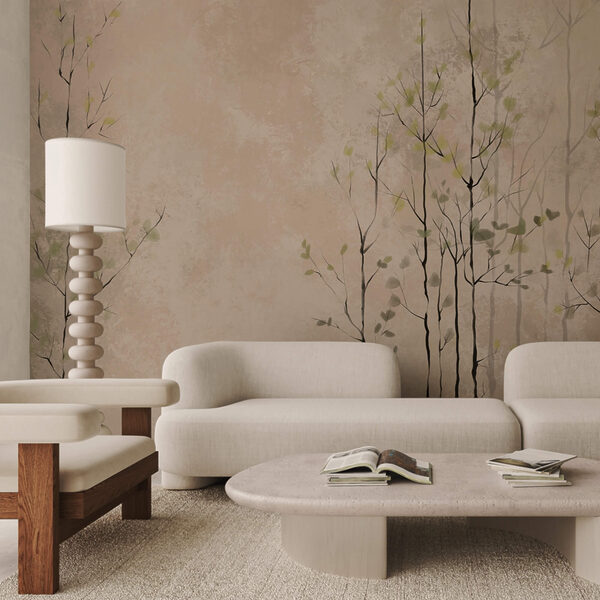 Ομάδα δέντρων με φύλλα