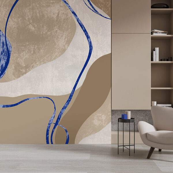 Μπλε και λευκό μοτίβο