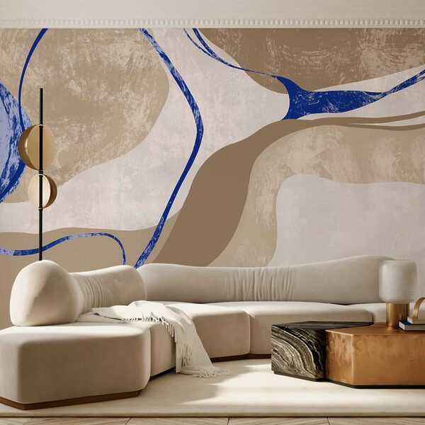 Μπλε και λευκό μοτίβο