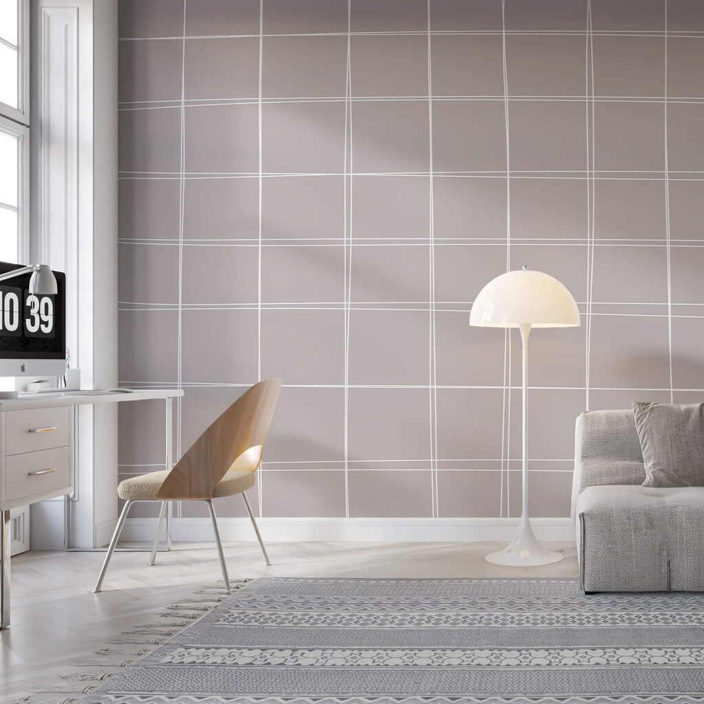 Γκρι και λευκό πλέγμα