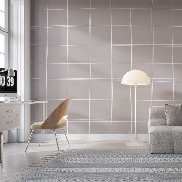 Γκρι και λευκό πλέγμα