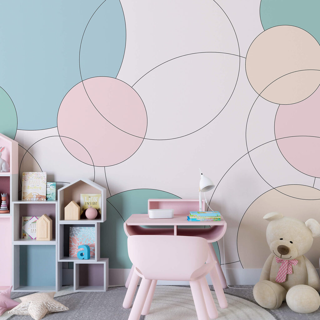 Μοτίβο κύκλων και φύλλων