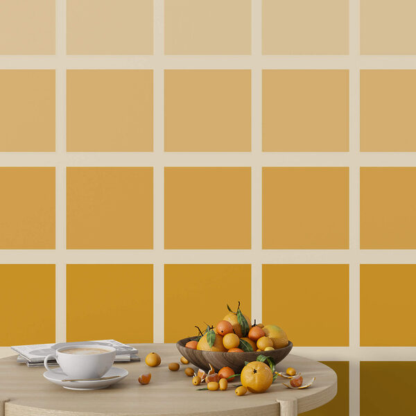 Κίτρινα και καφέ τετράγωνα