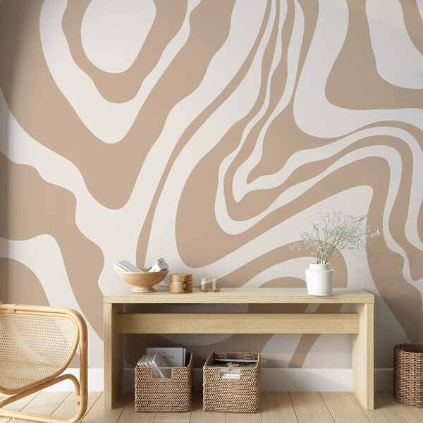 Λευκές και καφέ σπείρες