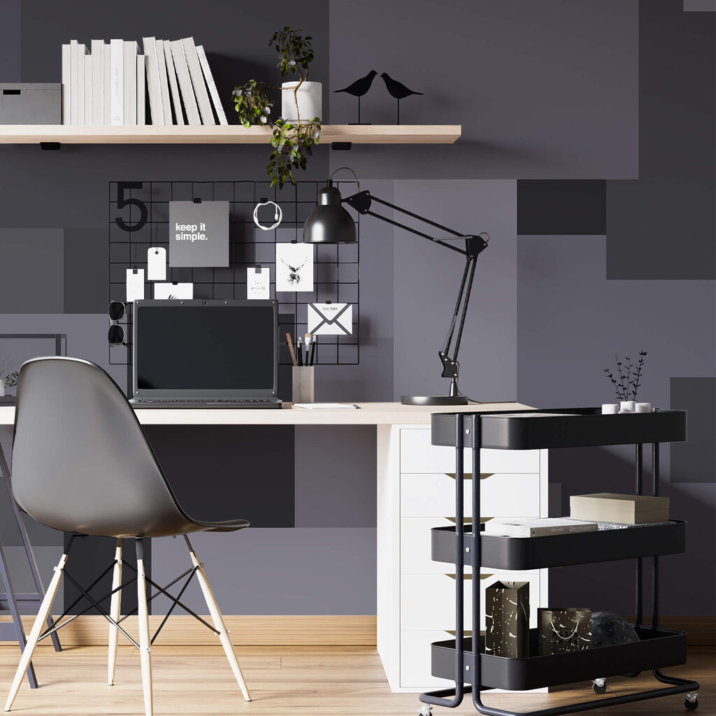 Γκρι τετράγωνα σε μια στοίβα