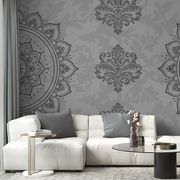 Γκρι και λευκό μοτίβο