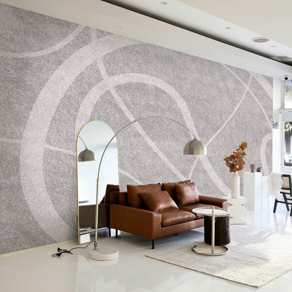 Γκρι και λευκό αφηρημένο σχέδιο