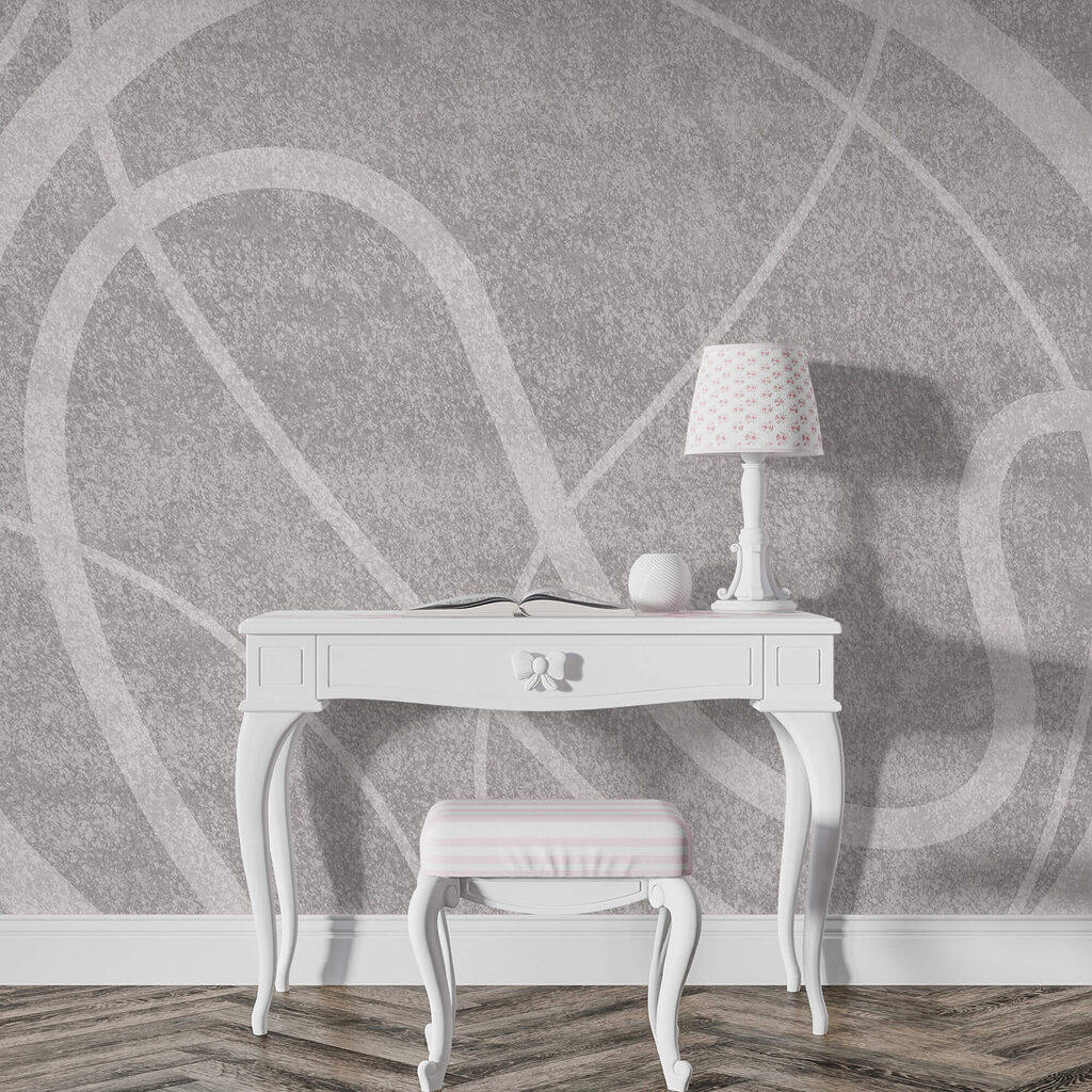 Γκρι και λευκό αφηρημένο σχέδιο