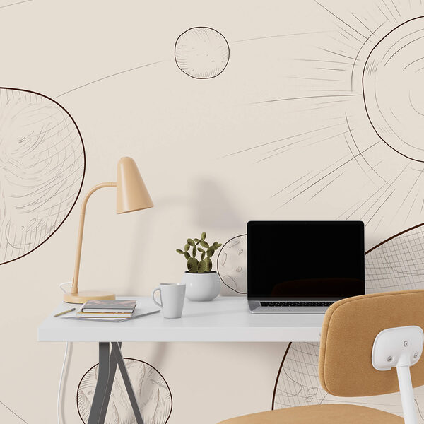 Σχέδιο του ήλιου και της γης