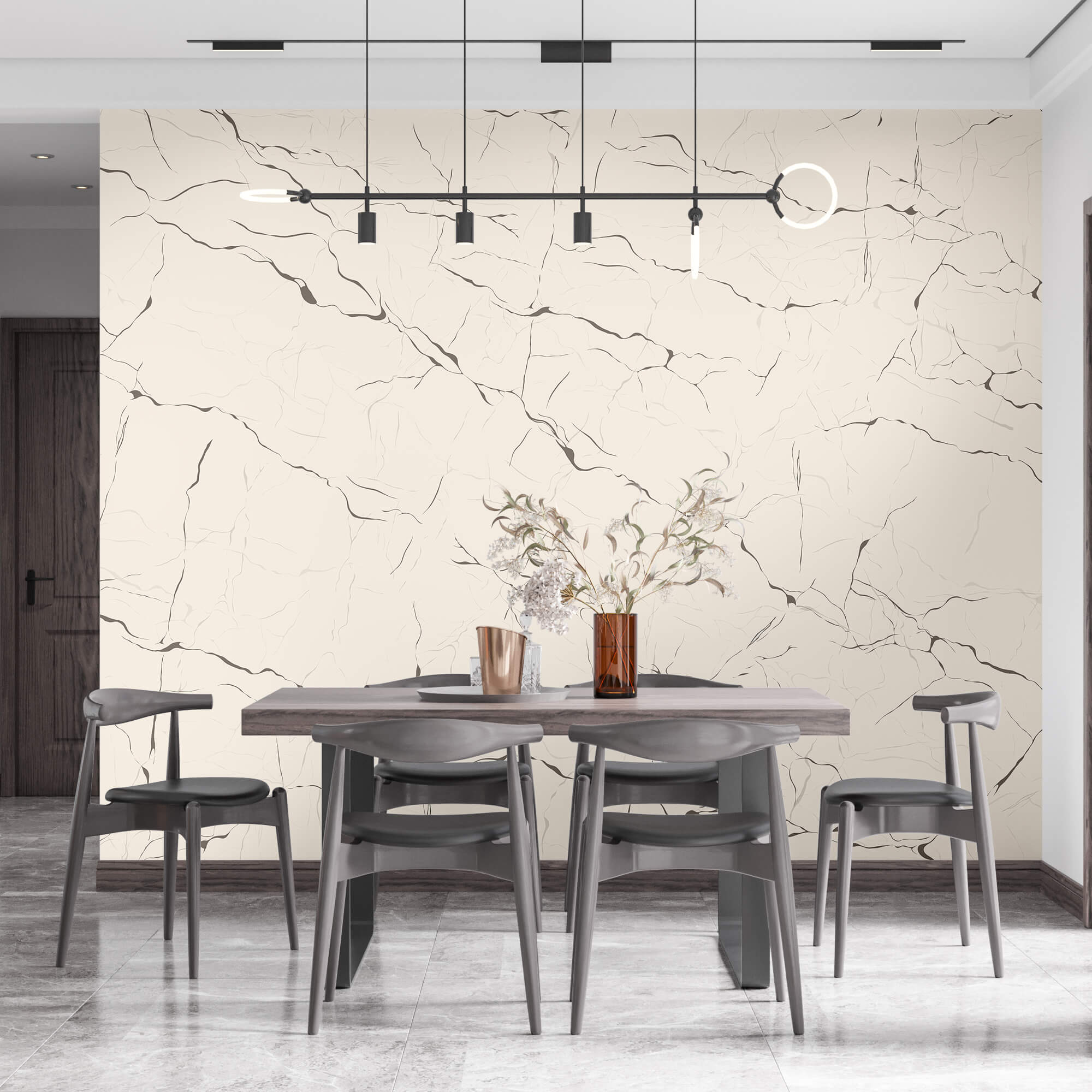 Λευκή επιφάνεια με ρωγμές