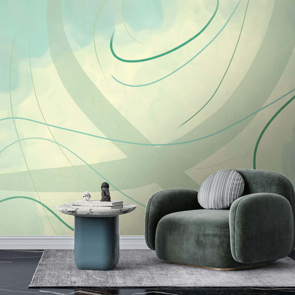 Απαλές σπείρες χρώματος και φόρμας