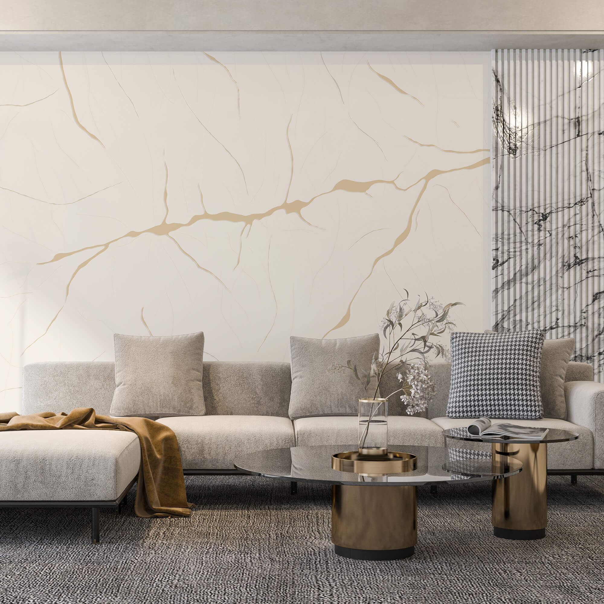 Λευκή επιφάνεια με ρωγμές