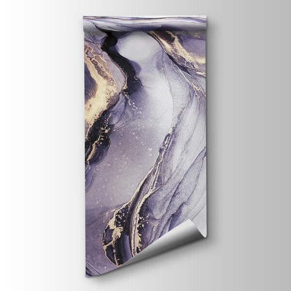 A close up of a painting