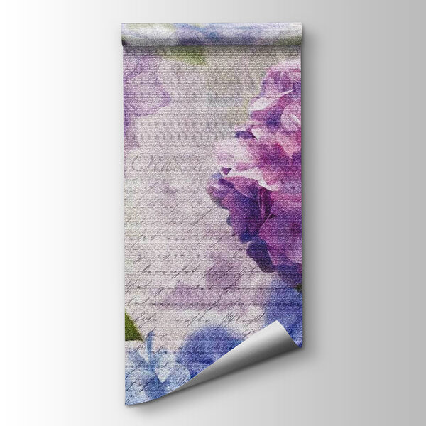 Soft hues of blooming flowers