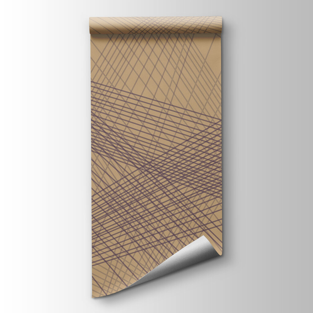 Abstract lines in soothing colors